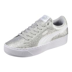 zapatillas puma plateadas