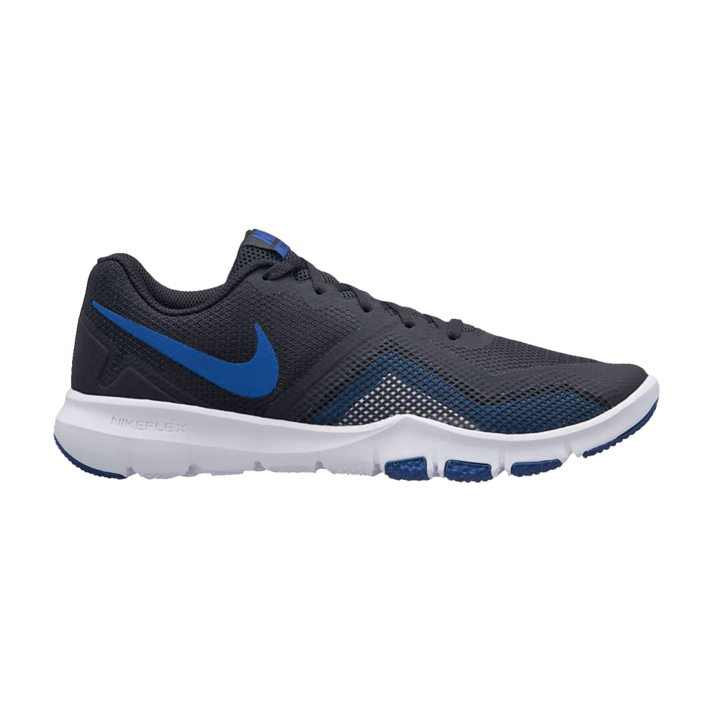 nike men black flex control ii training shoes