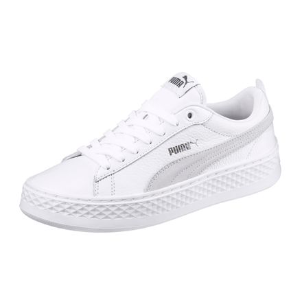 zapatillas puma blancas con verde