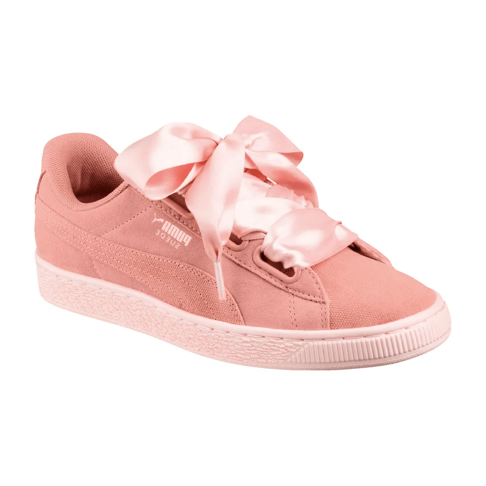 puma suede heart hombre plata