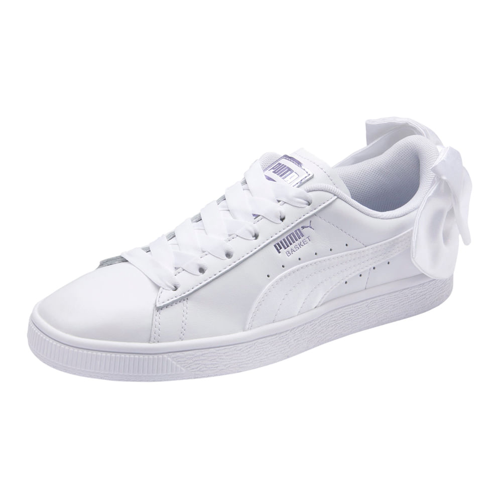 puma basket bow mujer