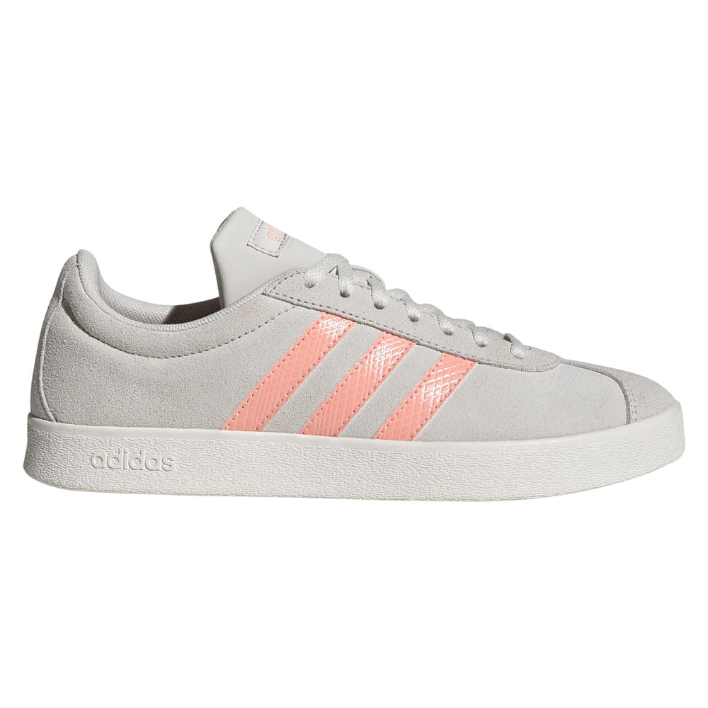 Zapatillas Adidas VL COURT 2.0 F35127 Gris/Rosa - footloose Zapatillas Adidas VL COURT 2.0 F35127 Gris/Rosa - footloose