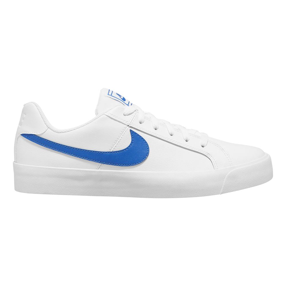 zapatillas nike blancas con azul