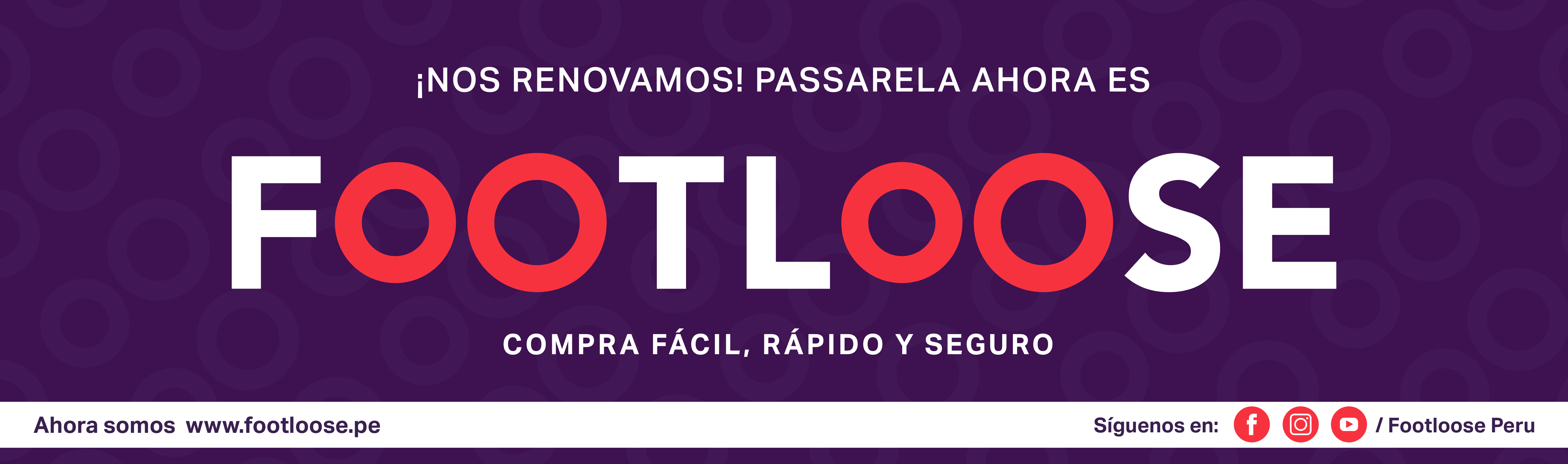¡NOS RENOVAMOS! Passarela ahora es Footloose / Envíos a todo el Perú